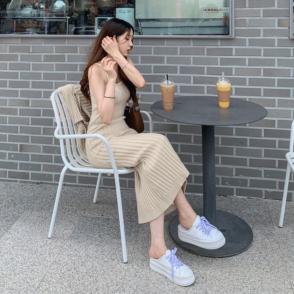 4CM fluffy kuankku mule high heel sneakers sneakers loafers slippers black white spring mid-season flower play look 6size