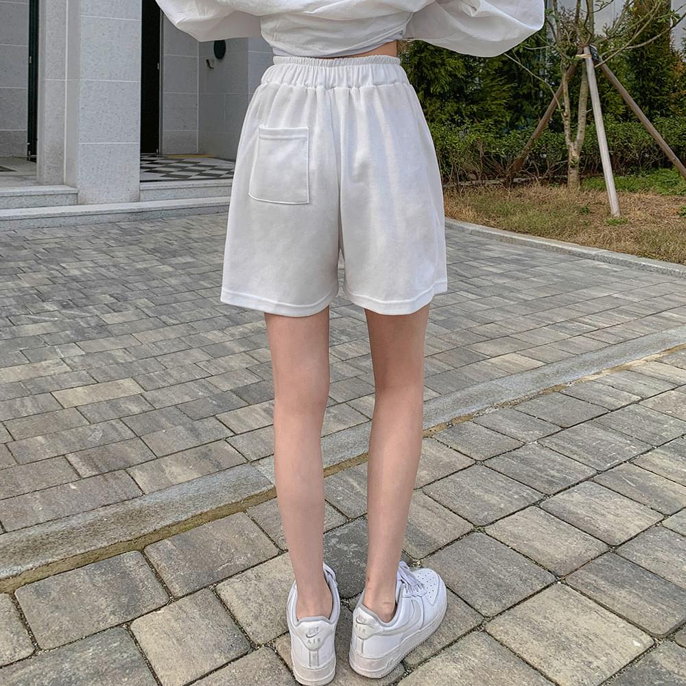 Kuanku & Daily 5-part waist banding training pants high waist shorts wide tracksuit homewear Kuanku look easy wear