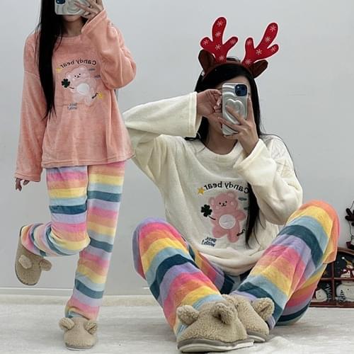 Candy Bear Pajamas Sleepwear Set