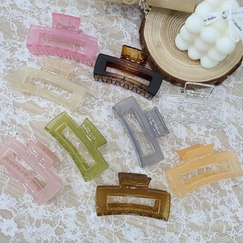 square hair pin 配饰