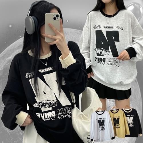 74 Ringer Overfit Sweatshirt