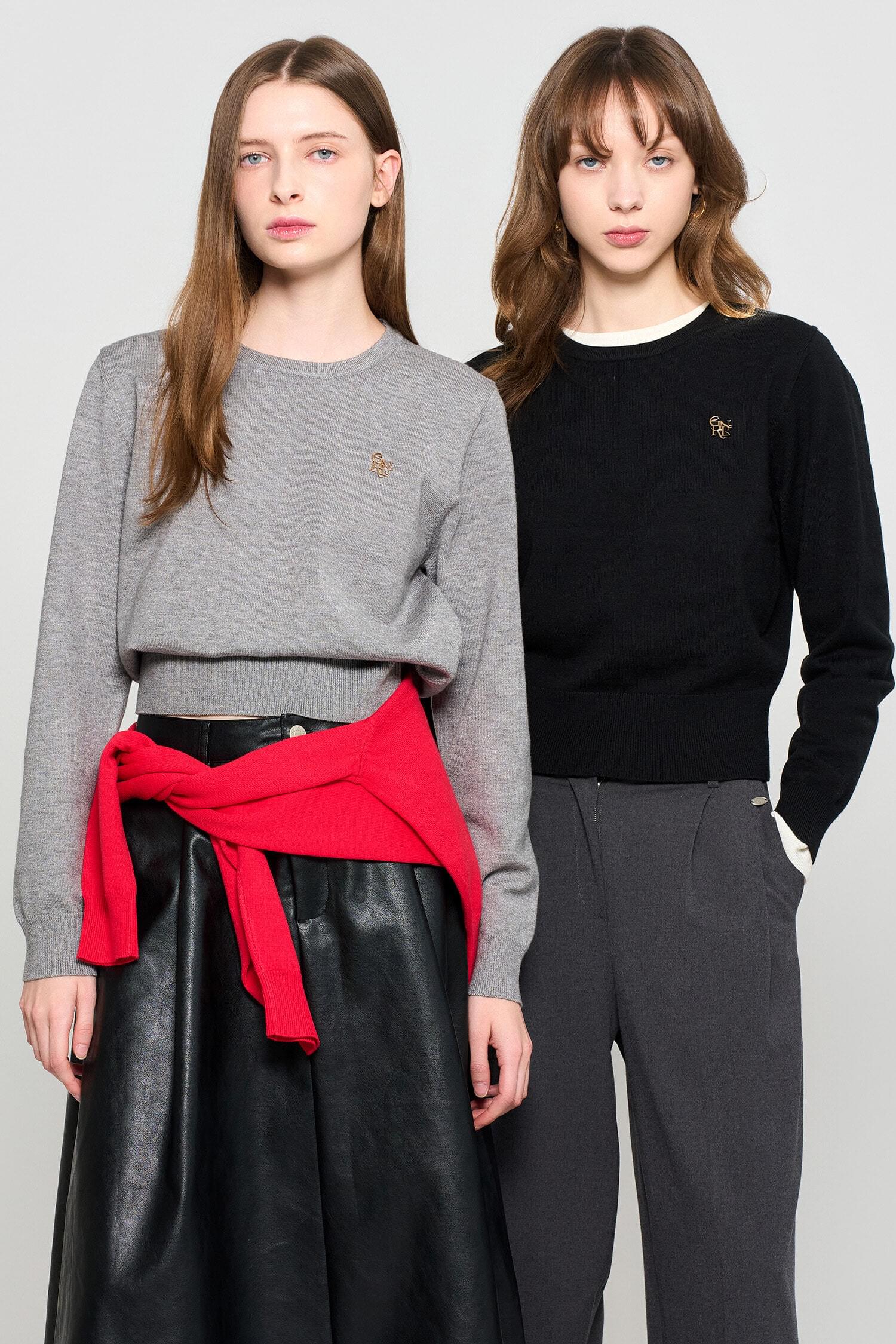 WOMAN 에센셜 크루넥 풀오버