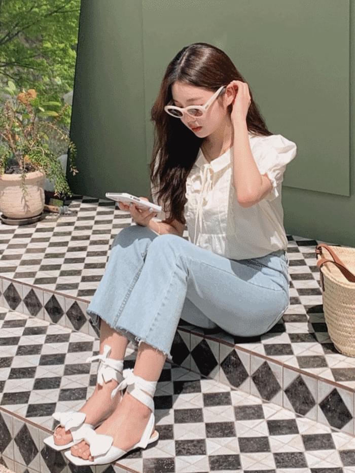 ribbon gladiator sandals 涼鞋