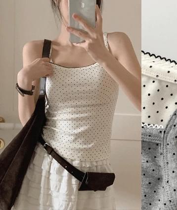 Dot and Sleeveless t
