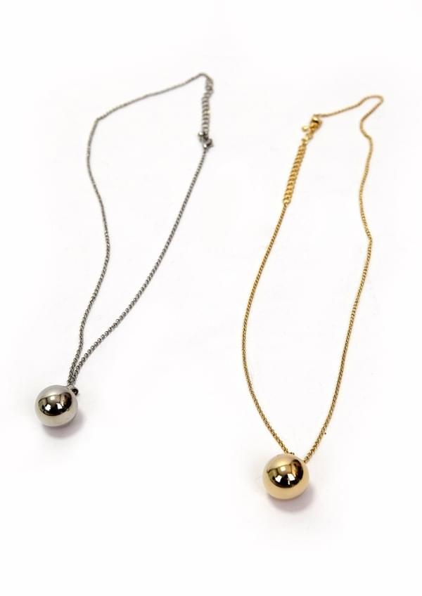 mirror ball necklace