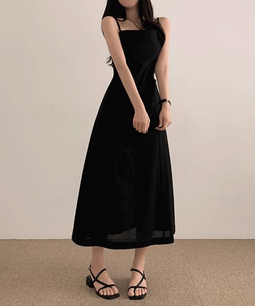 Siwon Linen Sleeveless Long Dress