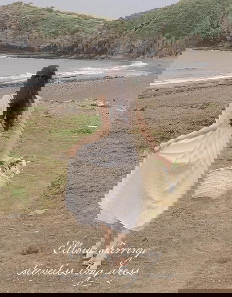 細肩帶緞面洋裝
