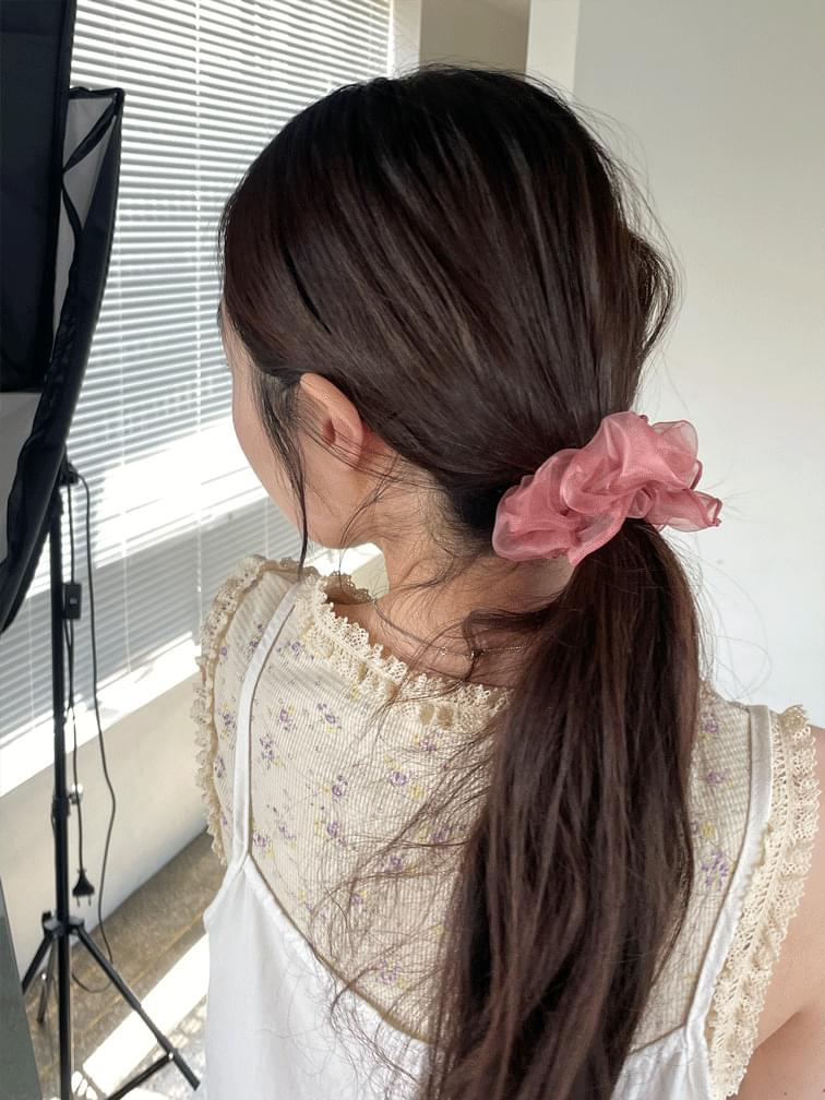reflect chiffon scrunchie