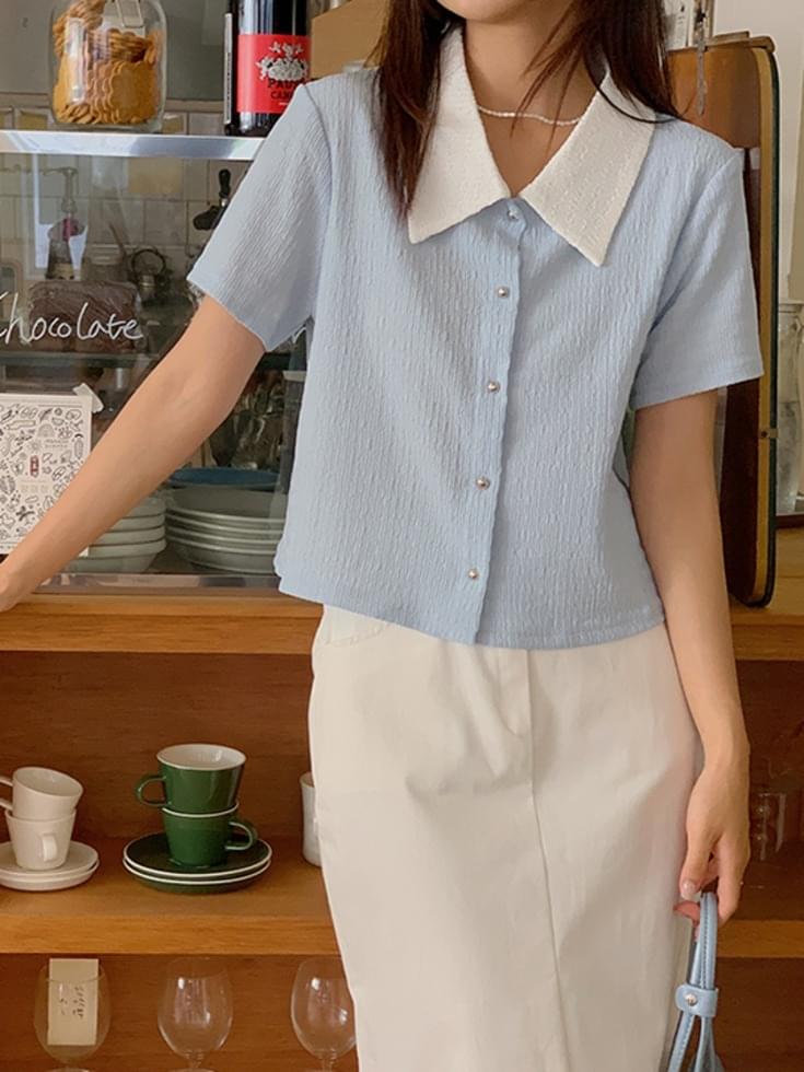FRANKIA Spandex WRINKLE TAPE CARPACK SHIRT