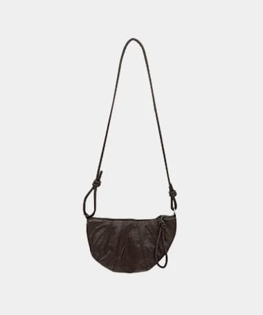 Verni Rope Strap Croissant Shoulder Bag