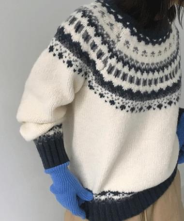 Meijin Vintage Round Knitwear