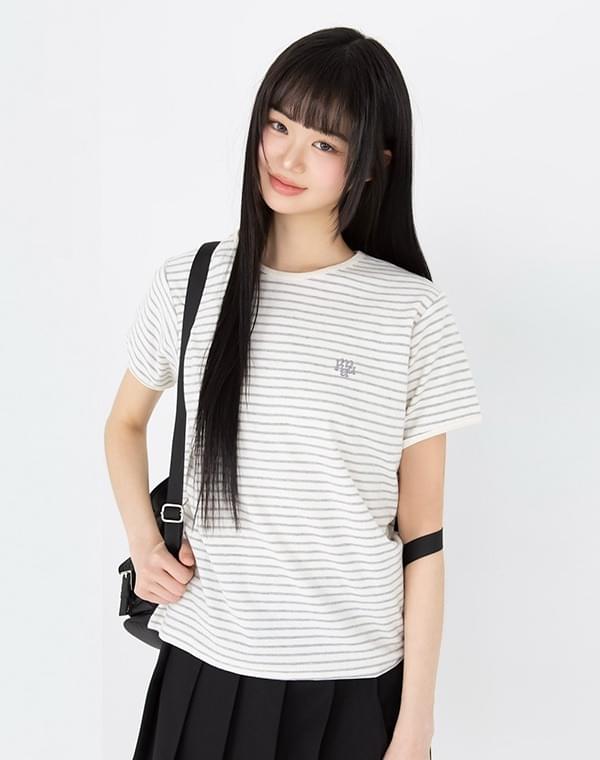 コンフォートストライプ半袖Tシャツ