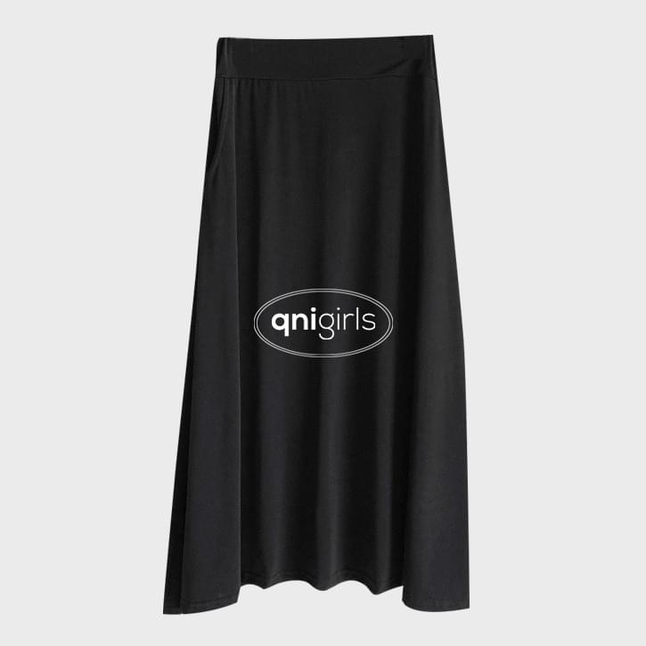 Ice pack 4 banding pocket flare skirt
