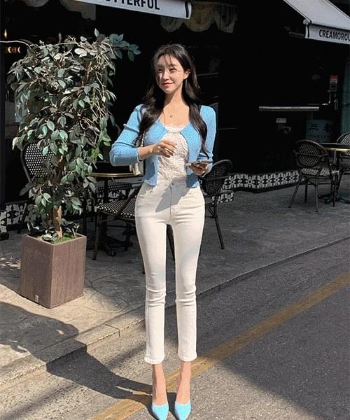 *부분 * ෆ ෆ 매일입는일자 pants (숏/롱) 히든밴딩 **