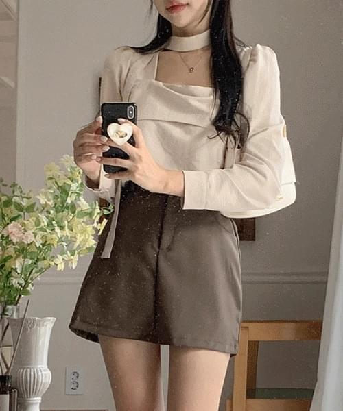 休閒擺裙及膝裙