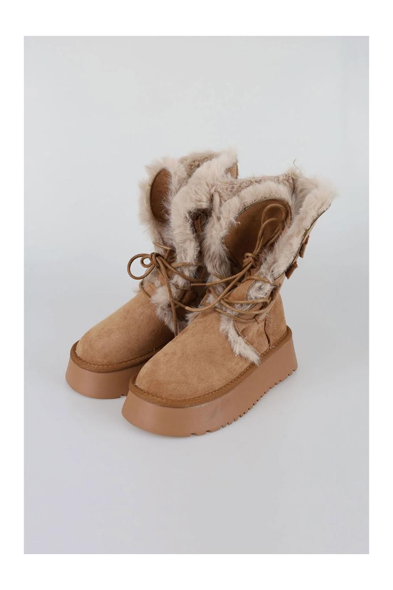 Shearling Fur Ugg Boots