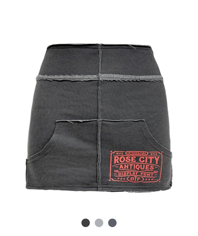 City Pigment Mini Skirt