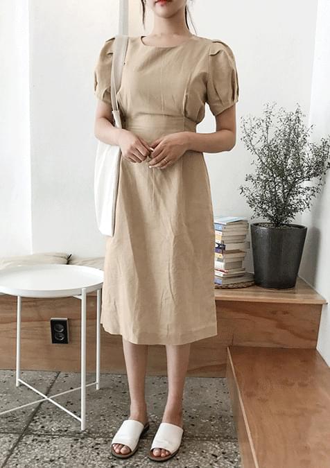 bebelinen ops 及膝洋裝