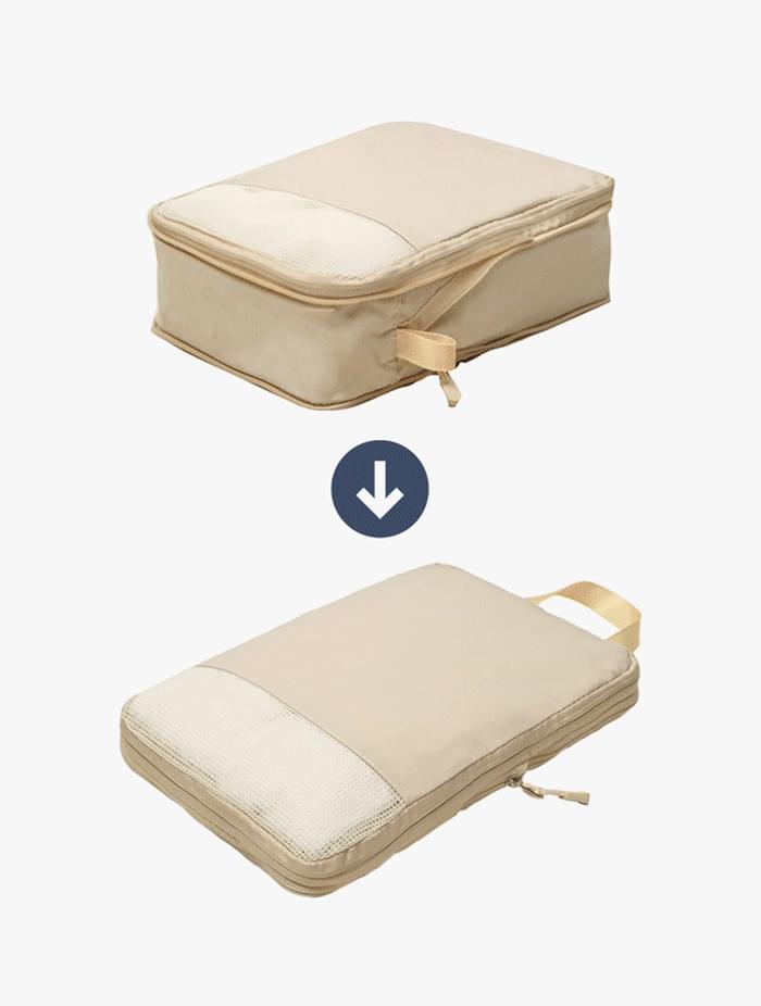 Travel compressed pouch carrier organizing bag 3 colors 配饰