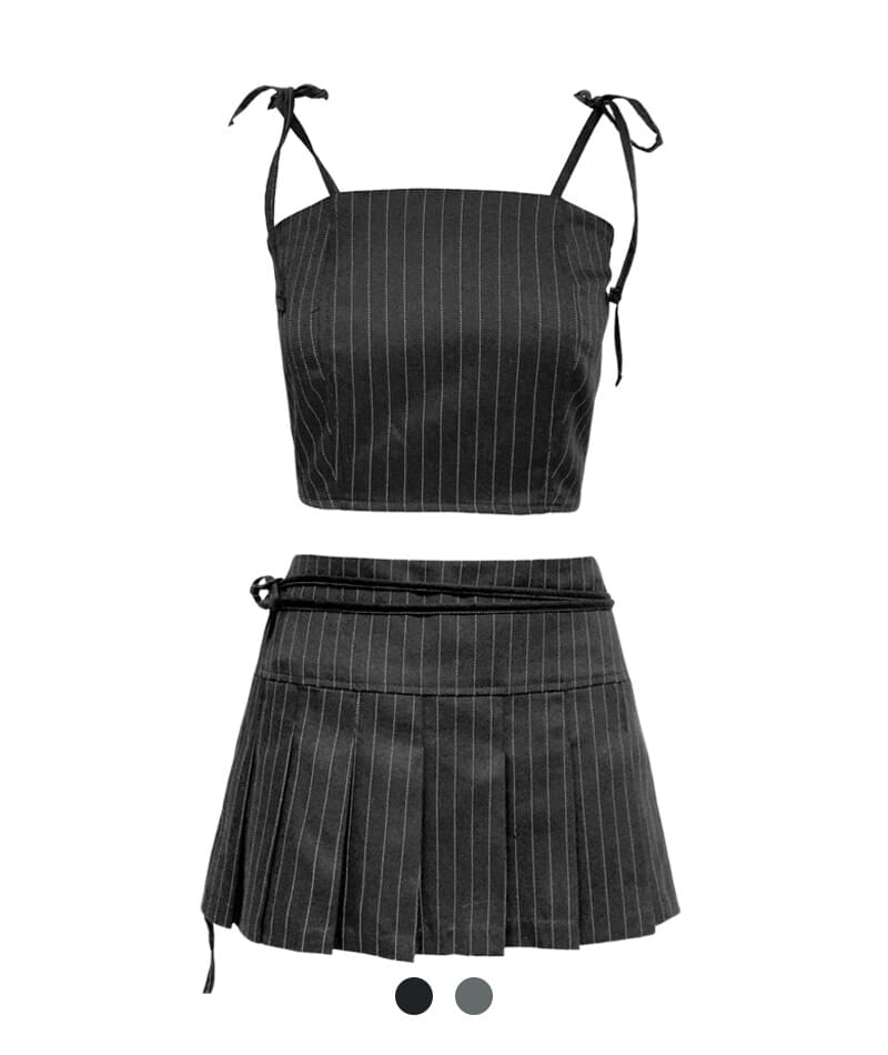 Glory Stripe Top & Skirt