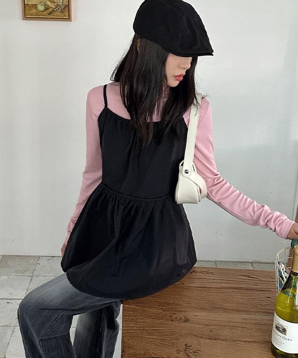 Aconne Layered Bustier Sleeveless Padded Dress