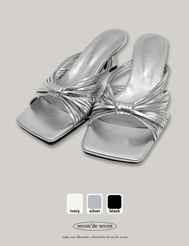 로그꼬임뮬슬리퍼 shoes