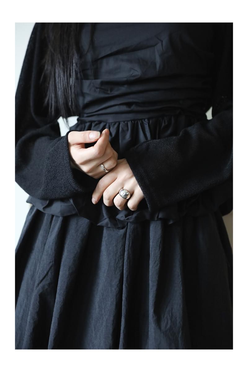 優雅粗線條戒指