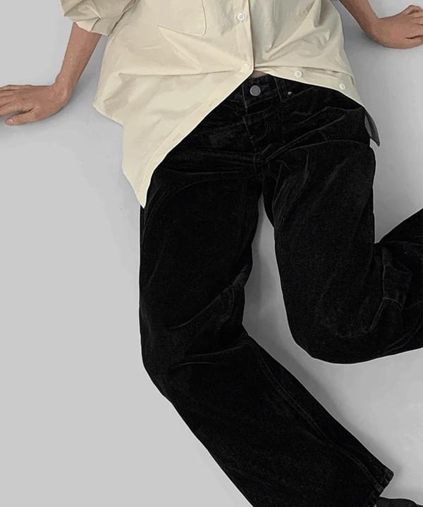 Raylon Velvet Wide Pants