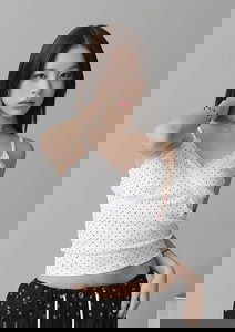 Kale Lace Dot Sleeveless