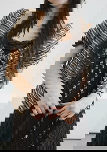 ティリーボヘミアンストライプカーディガン