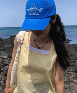 Declere Lettering Embroidery Summer Vintage Ball Cap Baseball Cap Cap Hat 6 Colors