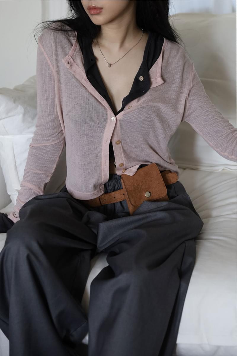 Dio see-through cardigan