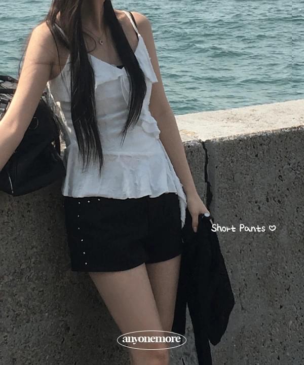 Bustle Rivet Studded Shorts Short Pants