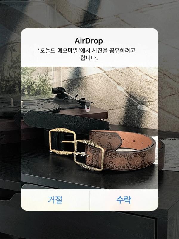 Muse Western Suede Belt