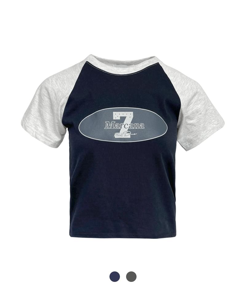 Seven color short sleeve t-shirt