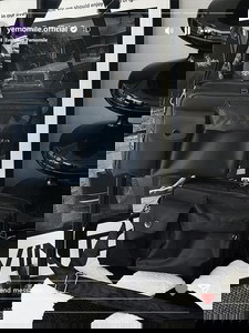 Square Pocket Nylon Crossbody Bag