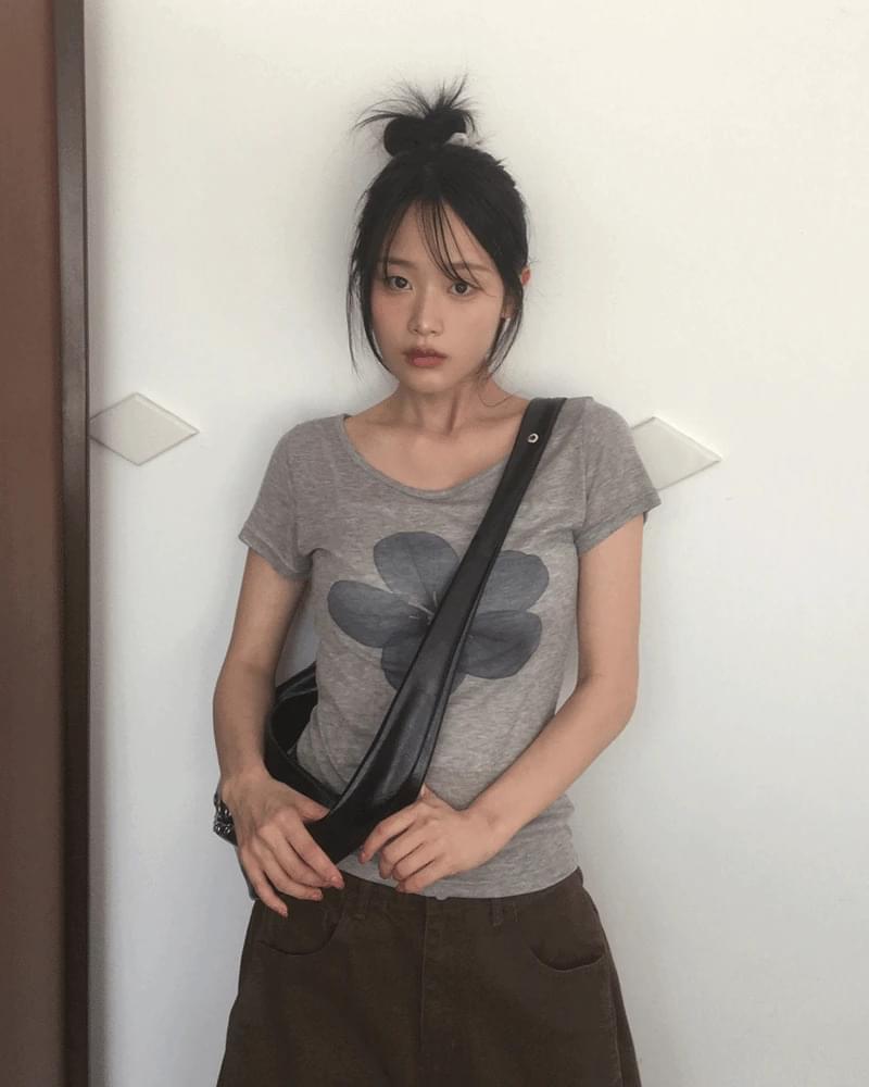 Carmen Flower See-Through Short Sleeve T-Shirt (Delayed delivery)