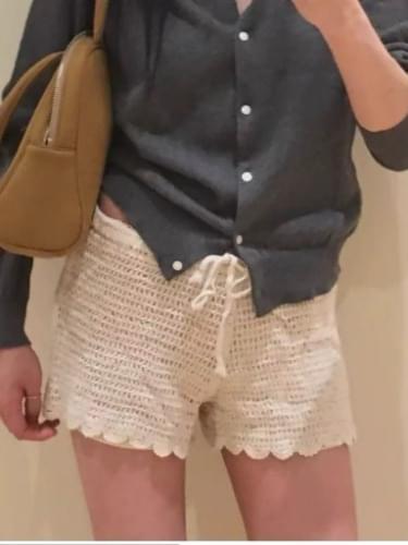 Knitted shorts