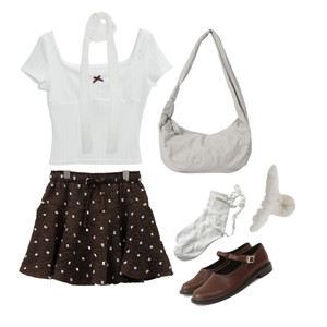 ShoulderBags,ShortSleeve,skirt 코디