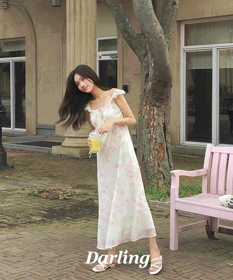 팅커벨 수채화 날개 원피스(여름원피스,휴양지룩,휴가룩)