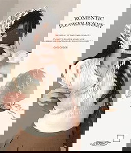 Romantic Flower Lace Hood Bonnet Hat Hair Kerchief Scarf