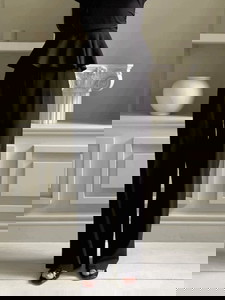 涼感側邊鬆緊寬褲