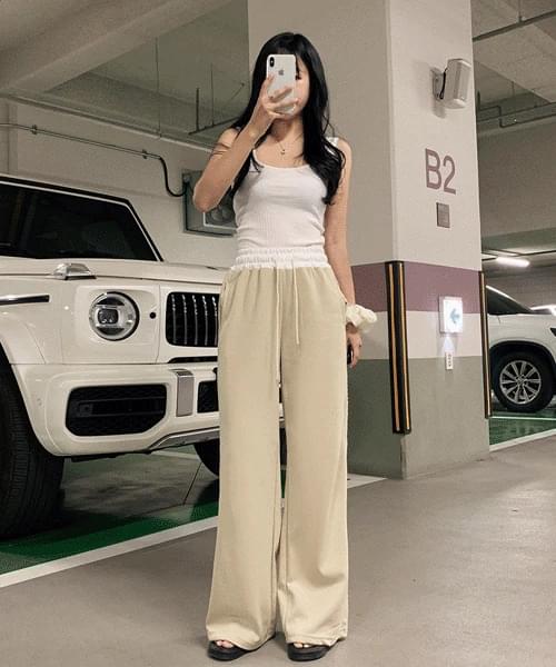 Rain Race Color Block Training Wide Pants