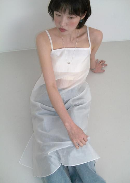 Anona See-Through Layered Dress