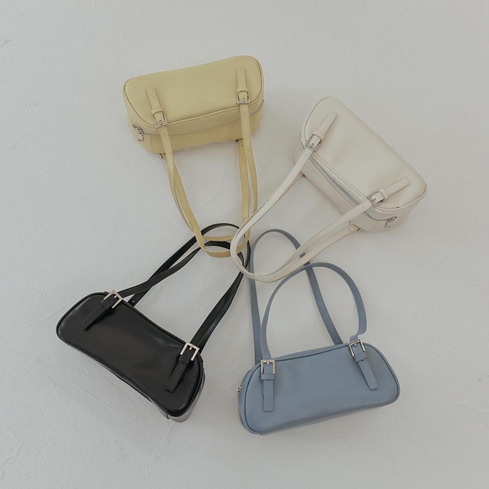 Sterin Leather Square Shoulder Bag