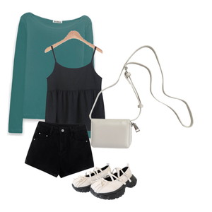 LongSleeve,sleeveless,ShortPants 코디