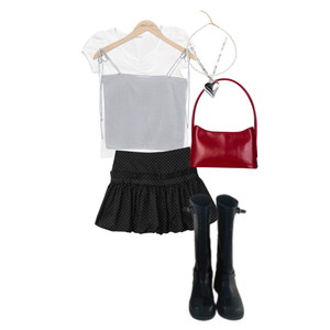 ShortSleeve,sleeveless,skirt 코디