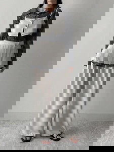 퐁듀 밴딩 와이드 슬랙스 (3C)