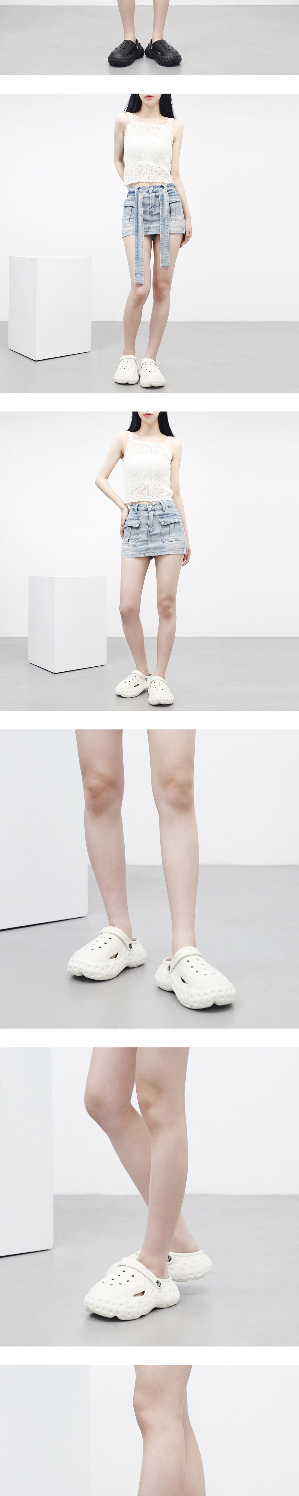 【NONCODE】Muter Ugly Crocs Sandals NONCODE - Clobby Ugly Crocs Sandals - Codibook.