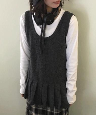 Bicester Layered Fleece-lined Knitwear Mini Dress